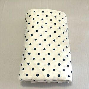 Nautica Queen Size Bed Sheet Black Polka Dot